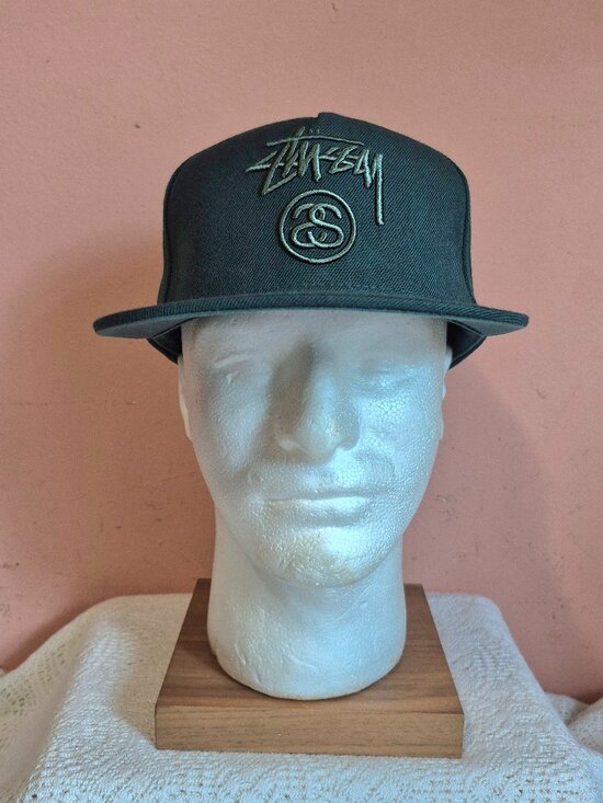 Stussy Other - Stussy Embroidered Logo Men's Green Snapback Flat Bill Hat